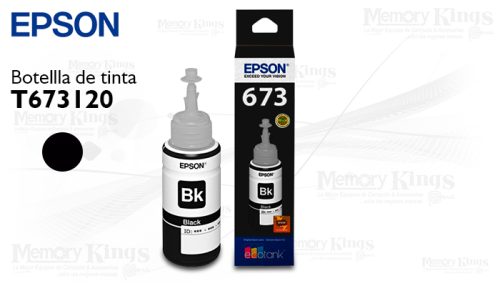 Botella de TINTA EPSON 673 Black 70ml