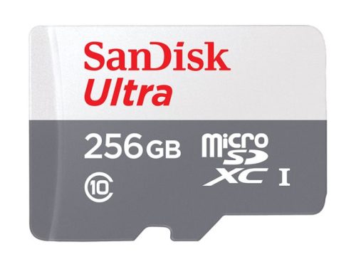 SanDisk Ultra - Tarjeta de memoria flash (adaptador microSDXC a SD Incluido) - 256 GB - Class 10 - microSDXC UHS-I