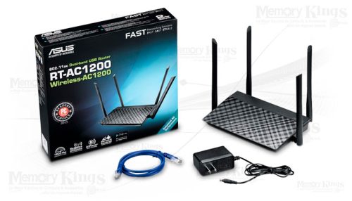 ROUTER ASUS RT-AC1200 300MB 2BAND 4antenas