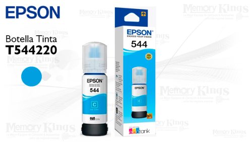 Botella de TINTA EPSON 544 Cyan 65ml