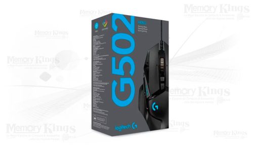 MOUSE Gaming LOGITECH G502 HERO BLACK 25K BLACK