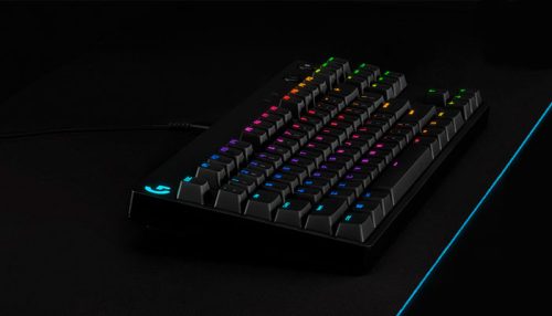 TECLADO Gaming LOGITECH PRO RGB Compacto-Clicky