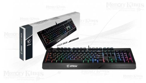 TECLADO Gaming MSI VIGOR GK20 RGB