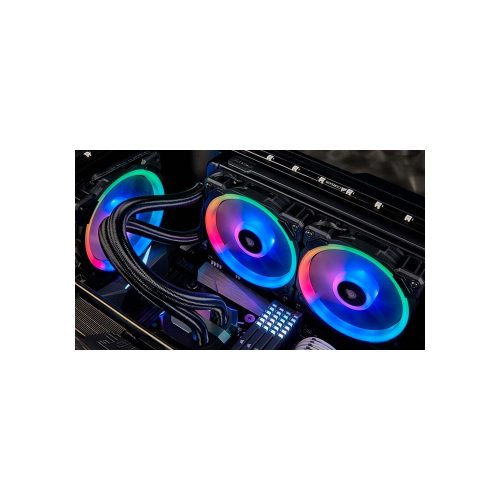 COOLER CASE 140MM CORSAIR LL140 RGB BLACK