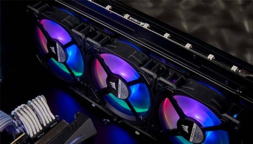 COOLER CASE 140MM CORSAIR LL140 RGB 2IN1 BLACK