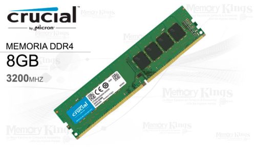 MEMORIA DDR4 8GB 3200 CL22 CRUCIAL