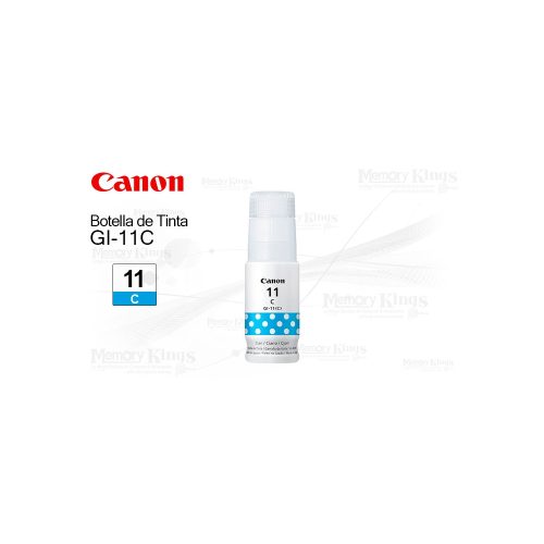Botella de TINTA CANON GI-11 Cyan 70ml.