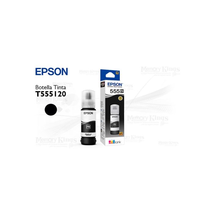 Botella de TINTA EPSON 555 BLACK