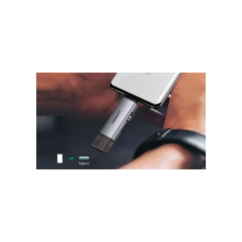 LECTOR GRABADOR MEMORY CARD UGREEN CM185 2-in-1 USB3.0 Y USB-C