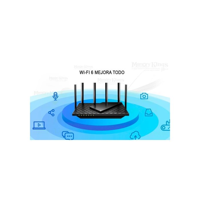ROUTER TP-LINK Archer AX72 AX5400 2BAND 6antenas