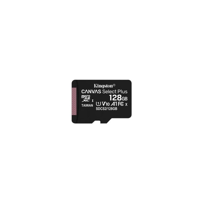microSDXC Kingston Canvas Select Plus SDCS2 - 128GB - Class 10/UHS-I (U1) - 1 - 100MB/s Leer