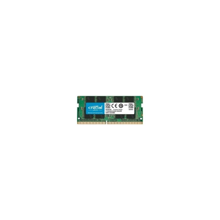 Módulo RAM Micron para Portátil - 8GB (1 x 8GB) - DDR4-3200/PC4-25600 DDR4 SDRAM - 3200MHz - CL22 - 1.20V - No-ECC - Sin búfer - 260-pin - SoDIMM