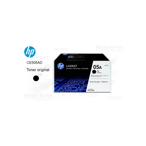 Cartucho de Toner HP 05D Black 2300pag (PAQx2)