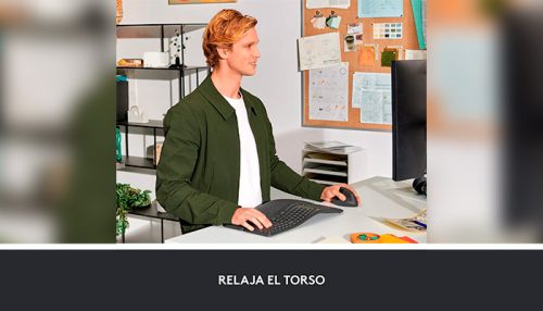 MOUSE LOGITECH LIFT LEFT VERTICAL LONG COMFORT PARA ZURDO BLACK Bluetooth & Wireless