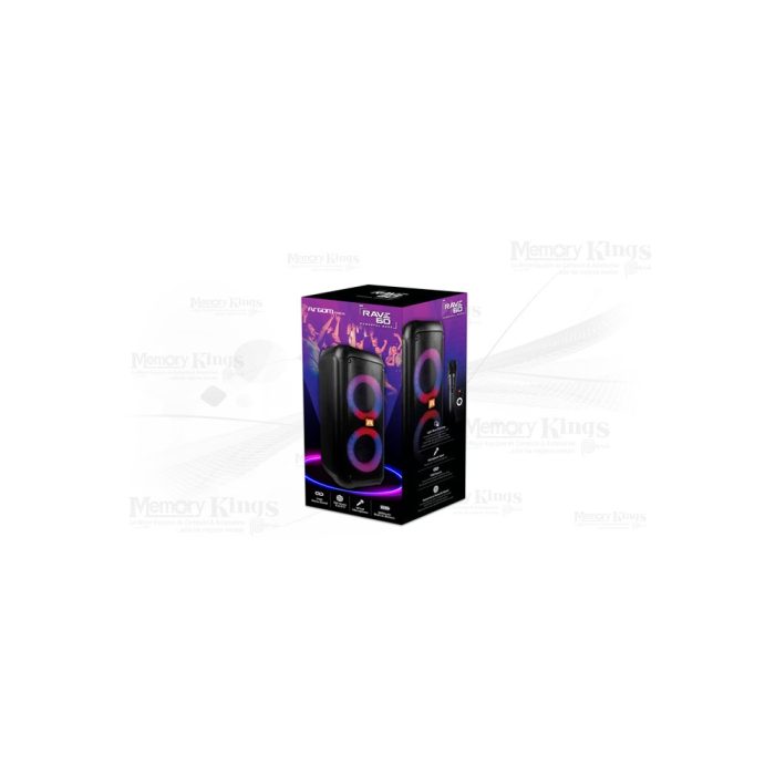 PARLANTE BT ARGOMTECH 4060BK (700w) FM|USB|SD