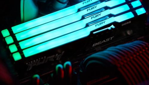 MEMORIA DDR5 8GB 6000 CL40 FURY BEAST RGB BLACK