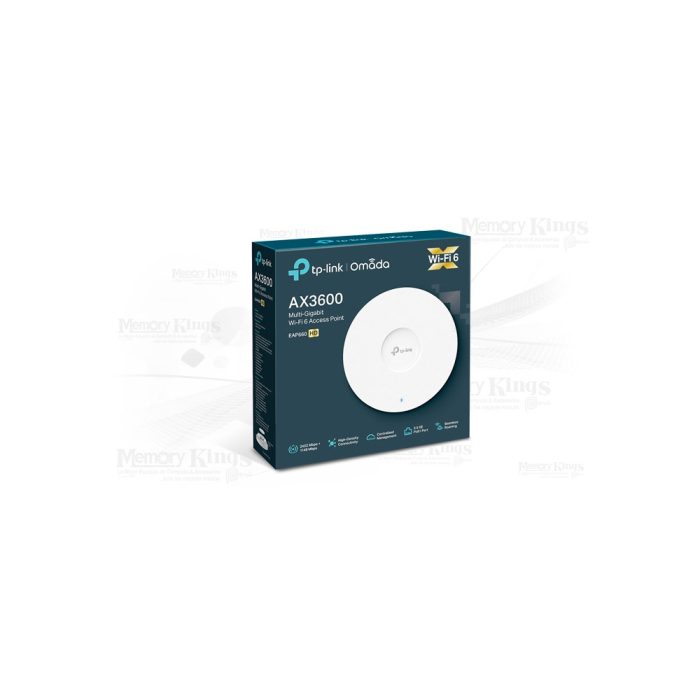 Access Point TP-Link EAP660 HD AX3600 WiFi 6, Doble Banda, Alto Rendimiento y Conectividad Mejorada