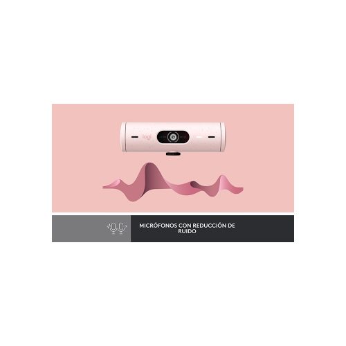 CAMARA WEBCAM LOGITECH BRIO 500 FHD USB-C PINK