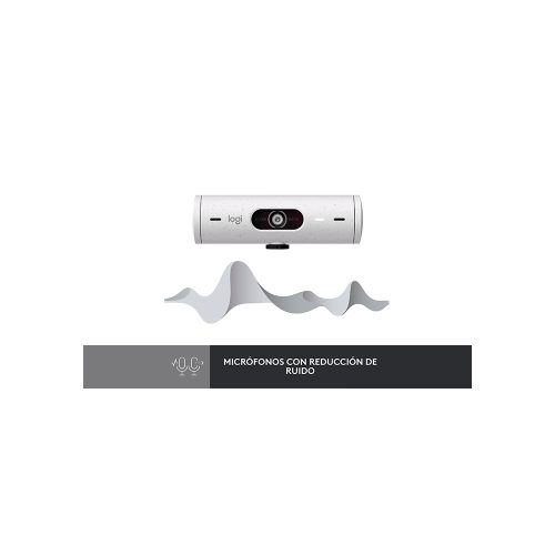 CAMARA WEBCAM LOGITECH BRIO 500 FHD USB-C WHITE