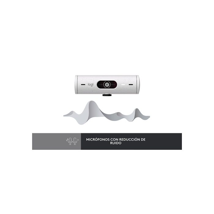 CAMARA WEBCAM LOGITECH BRIO 500 FHD USB-C WHITE