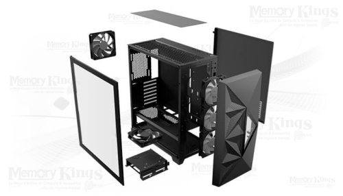 CASE Mid Tower ANTEC DF800 FLUX BLACK