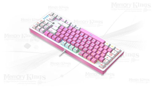 TECLADO Gaming ANTRYX MK-840 MECANICO TKL SW BLUE RGB PINK