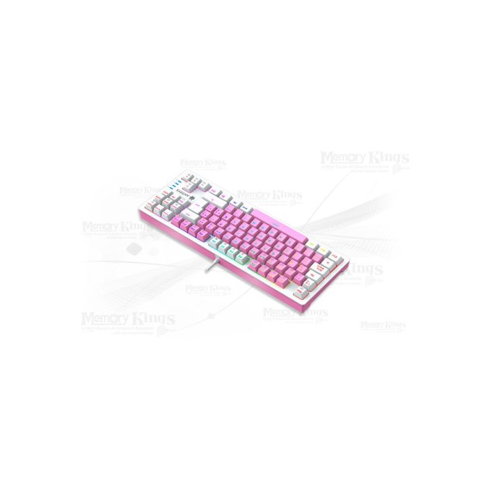 TECLADO Gaming ANTRYX MK-840 MECANICO TKL SW RED RGB PINK