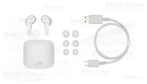 AURICULAR Gaming ASUS ROG Cetra True Wireless Bluetooth WHITE