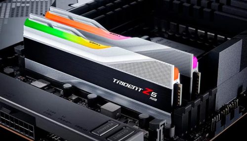 MEMORIA DDR5 64GB 6400 CL32 G.SKILL TRIDENT Z5 RGB (2x32GB) SILVER