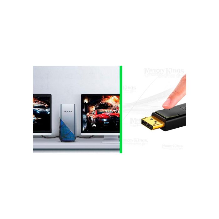 CABLE DisplayPort MACHO 5mts UGREEN DP102