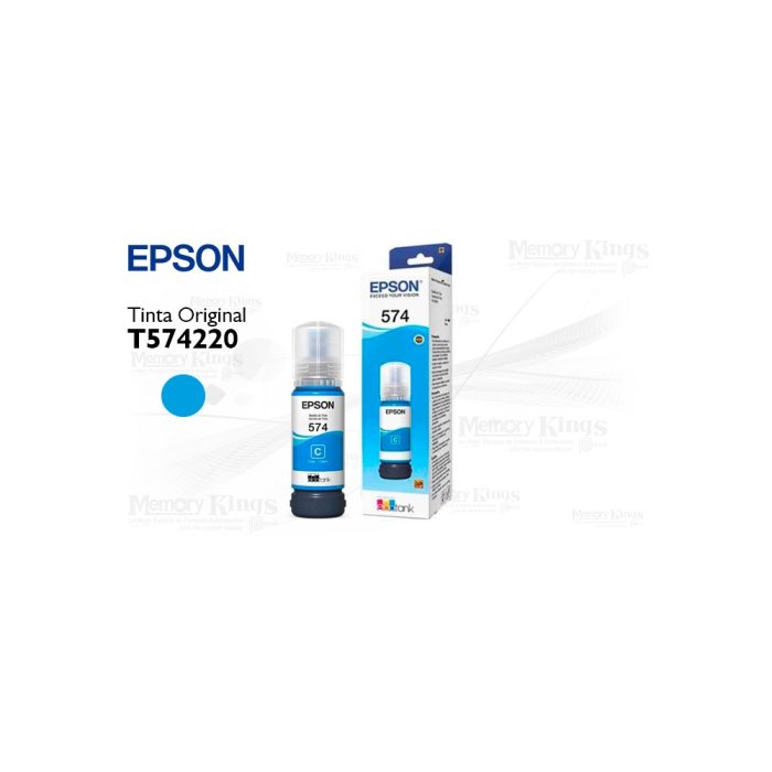 Botella de TINTA EPSON 574 Cyan L8050 70ml