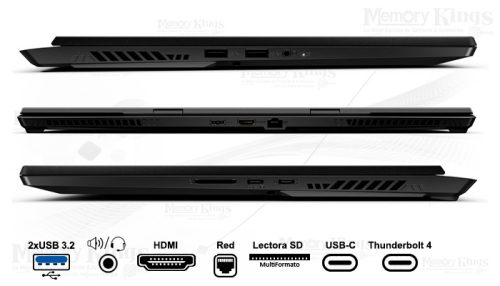 LAPTOP Core i7-13700H MSI Stealth 17 Studio A13VG 16|1TB|17.3" GEFORCE RTX 4070 8GB, WIN-11