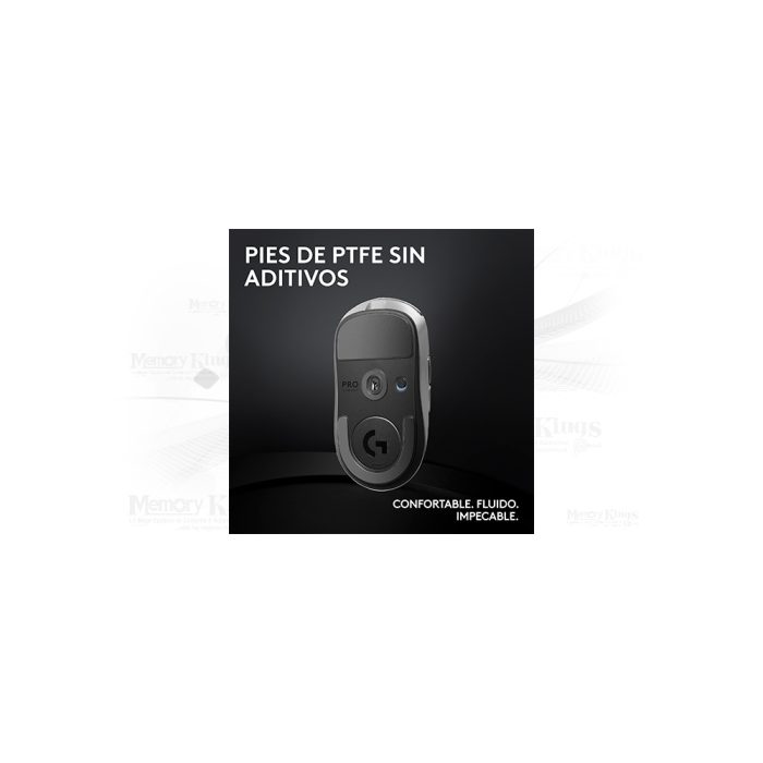 Mouse Logitech G Pro X Superlight 2 inalámbrico, ultraligero y preciso, color blanco, para gamers.