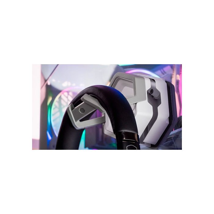 Soporte para auriculares Cooler Master Gem, magnético, color blanco, diseño moderno y funcional