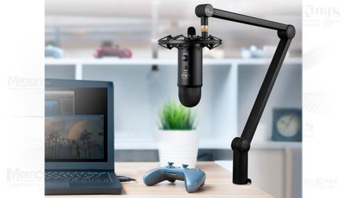 MICROFONO BLUE YETICASTER + RADIUS III USB BLACK