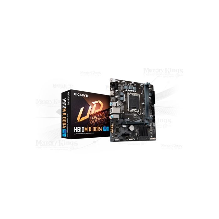 Placa base Gigabyte H610M K D4 mATX - Compatibilidad LGA 1700, ideal para PC de alto rendimiento.