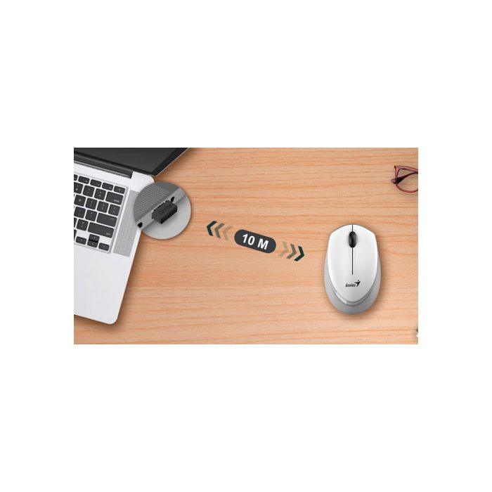 MOUSE GENIUS NX-7009 ERGO WIRELESS WHITE
