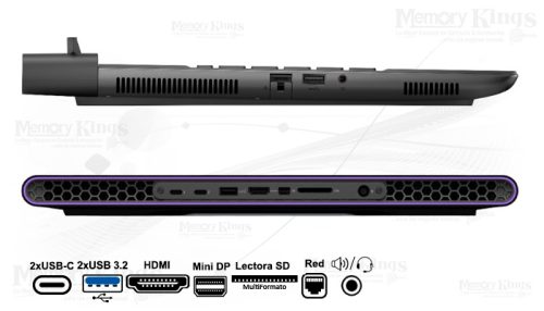 LAPTOP Core i7-13700HX DELL ALIENWARE M16 R1 16|1TB|16" GEFORCE RTX 4070 8GB, WIN-11