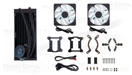 COOLER CPU Liquid 240 COOLER MASTER ML240L CORE ARGB BLACK