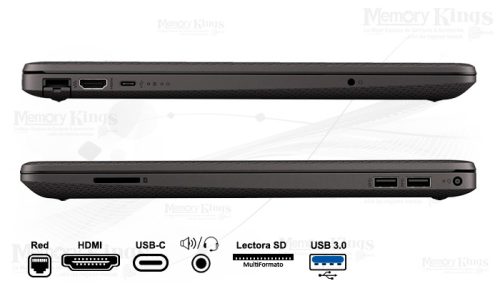 LAPTOP Core i5-1235U HP 250 G9 8|512|15.6" Grafica Intel Iris Xe