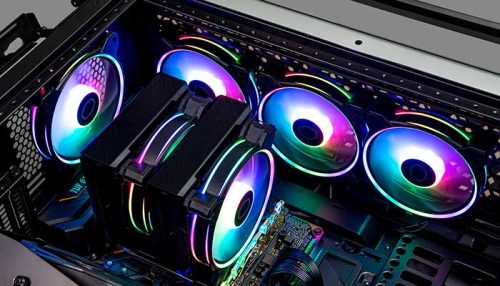 COOLER CASE 120MM COOLER MASTER MF120 HALO 2 BLACK