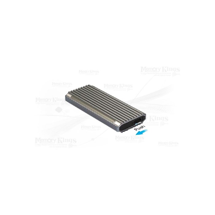 CASE USB-C Y USB3.0 a SSD NVME M.2 ENCORE Aluminio