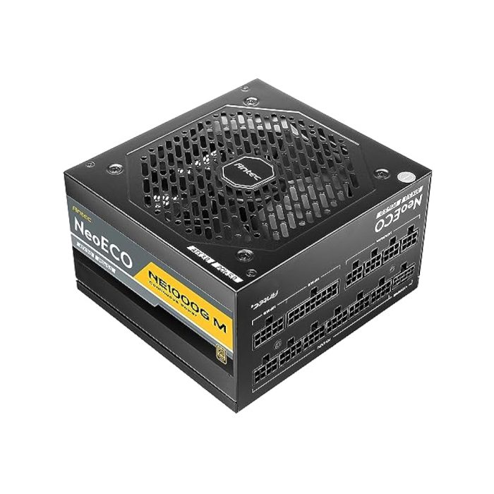 Fuente de alimentación Antec NeoECO 1000W 80 Plus Gold, eficiente y confiable para gamers y PCs de alto rendimiento