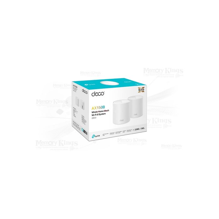 ROUTER TP-LINK Mesh Deco X10(PAQx2) AX1500 2BAND