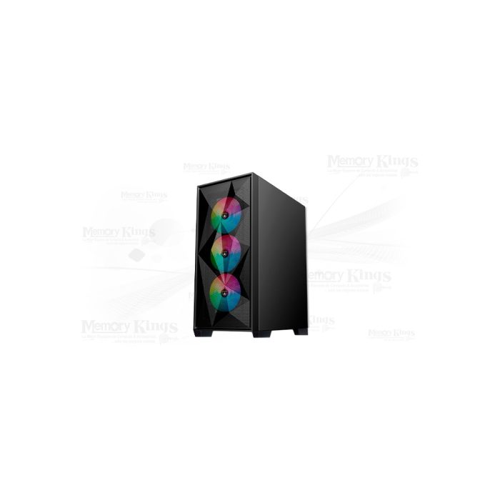 CASE Mid Tower ANTRYX RX-250 4FAN ARGB BLACK