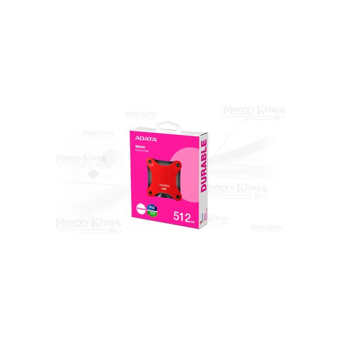 UNIDAD SSD USB 512GB ADATA SD620 RED PC|PS|XB