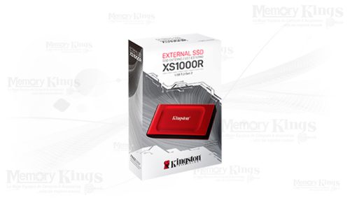 UNIDAD SSD USB 1TB KINGSTON XS1000 RED
