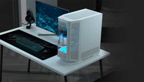 CASE Mid Tower COUGAR FV270 RGB Glass Brightly WHITE