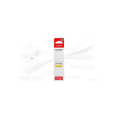 Botella de TINTA CANON PFI-050Y Yellow 70ml.