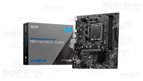 PLACA MSI PRO H610M-S D4 1700 mATX